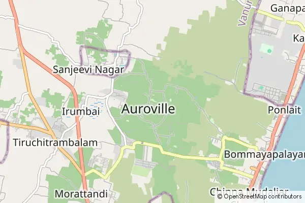 Mapa Auroville