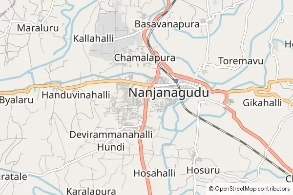 Mapa Nanjangūd