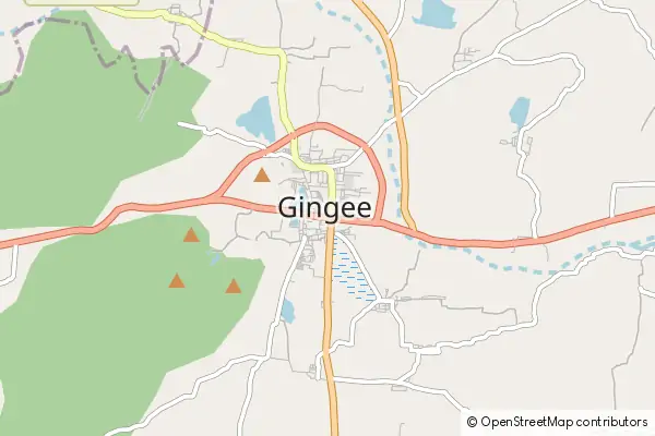 Mapa Gingee