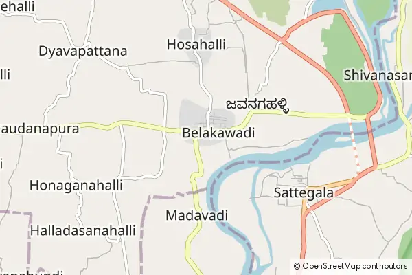 Mapa Belakavadi