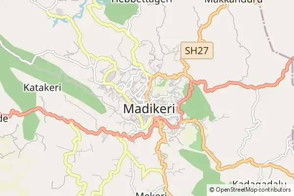 Mapa Madikeri