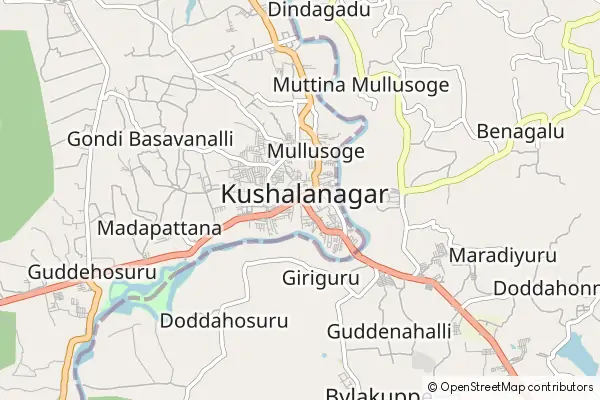 Mapa Kushālnagar