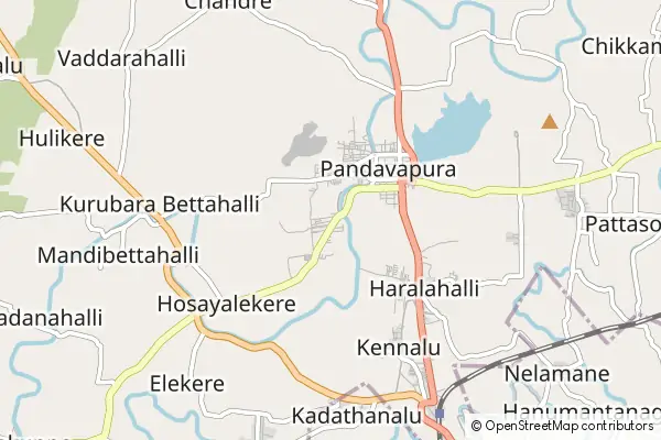 Mapa Pandavapura