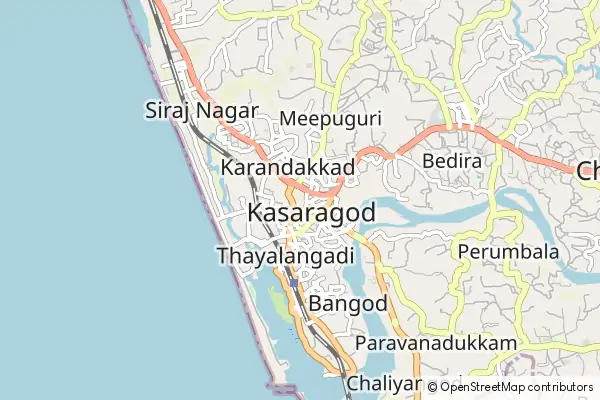 Mapa Kasaragod