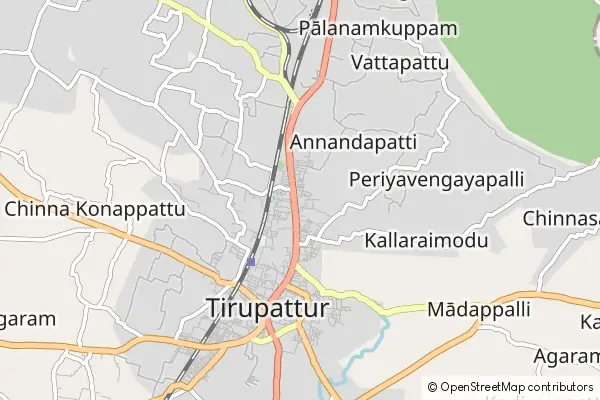 Mapa Tirupattur