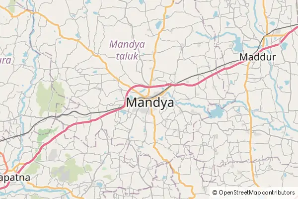 Mapa Mandya