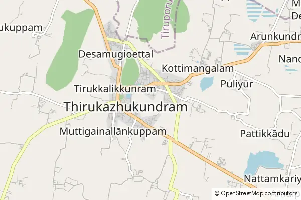 Mapa Thirukalukundram