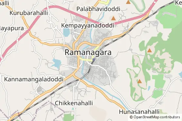 Mapa Ramanagaram