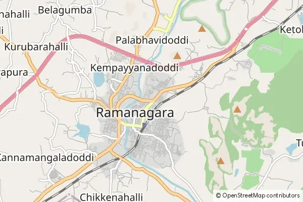 Mapa Ramnagaram