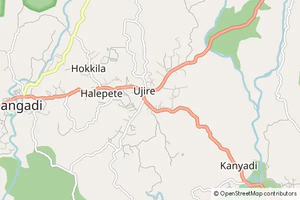 Mapa Ujire