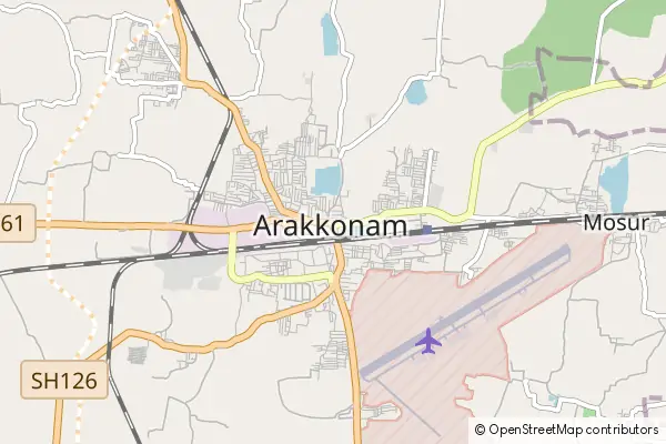 Mapa Arakkonam