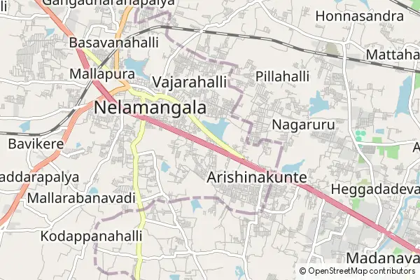 Mapa Nelamangala