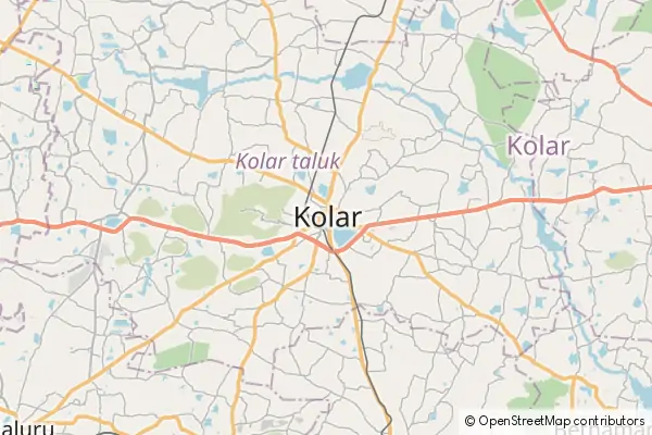 Mapa Kolar