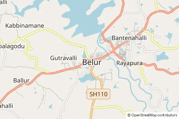 Mapa Belur