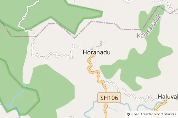 Mapa Horanādu