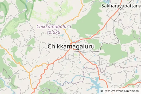 Mapa Chikmagalūr