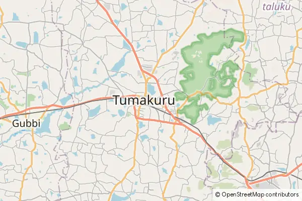 Mapa Tumkur