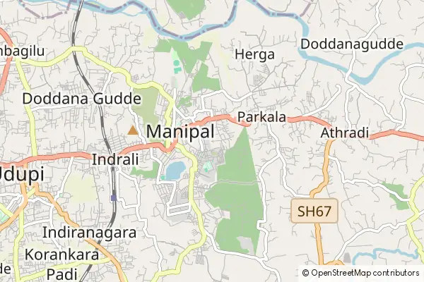 Mapa Manipal