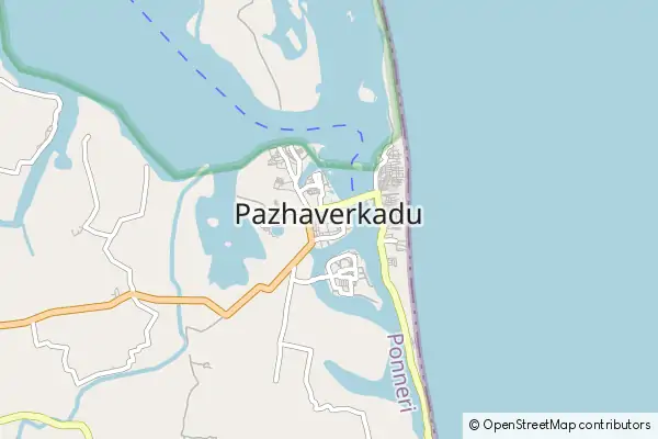 Mapa Pulicat