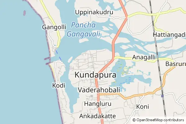 Mapa Kundapur