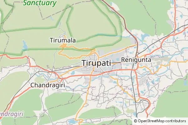 Mapa Tirupati