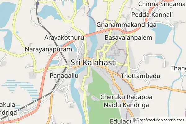 Mapa Srikalahasti