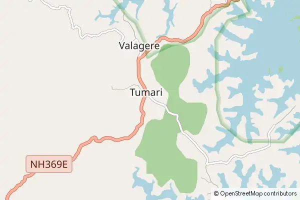 Mapa Tumari