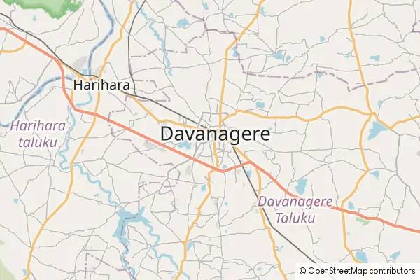 Mapa Dawangere