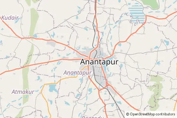 Mapa Anantapur