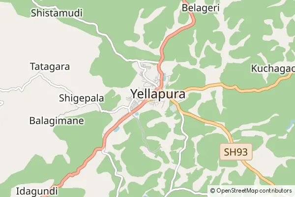 Mapa Yellāpur