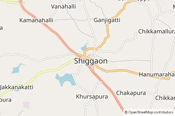 Mapa Shiggaon