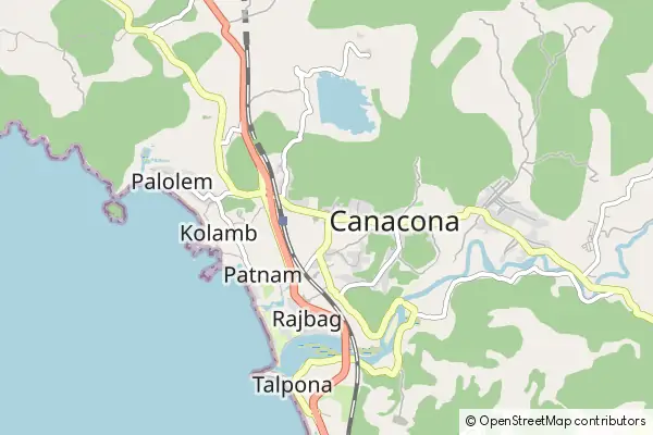 Mapa Canacona