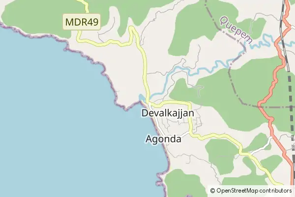 Mapa Agonda