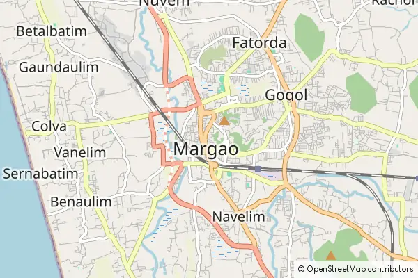 Mapa Margao