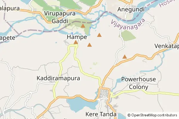 Mapa Hampi