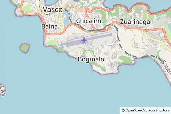 Mapa Bogmalo