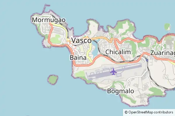 Mapa Marmagao