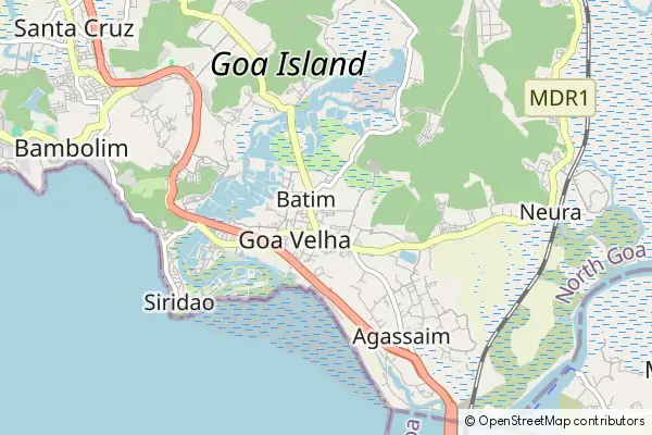 Mapa Stare Goa