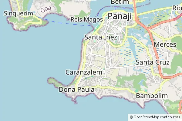 Mapa Caranzalem