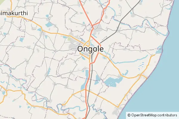 Mapa Ongole