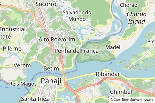 Mapa Penha-de-Franca