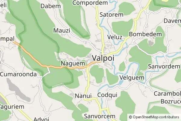 Mapa Valpoi