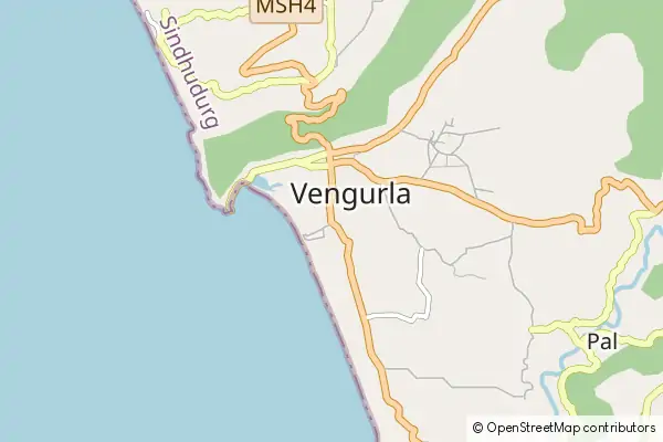 Mapa Vengurla