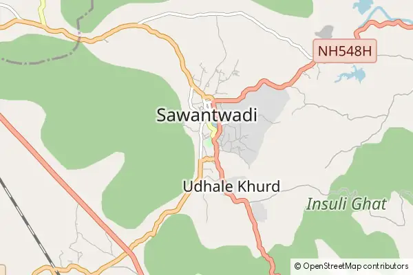 Mapa Sawantwadi