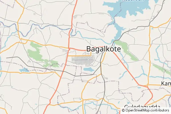 Mapa Bagalkot