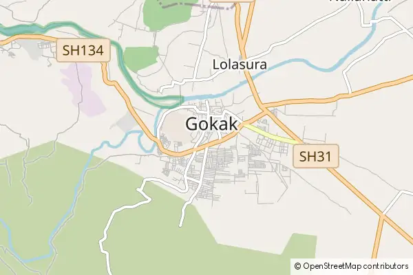 Mapa Gokak