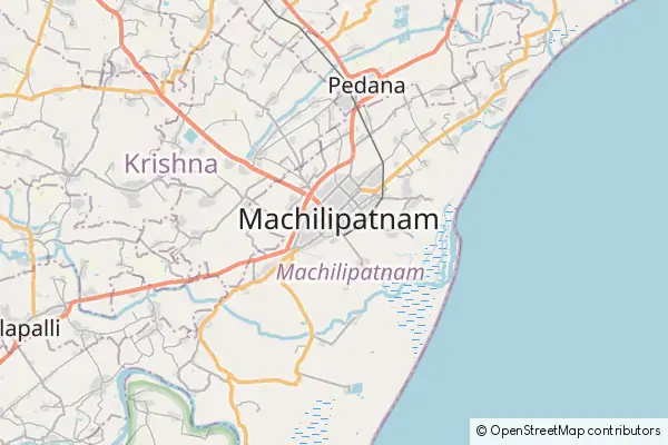 Mapa Machilipatnam