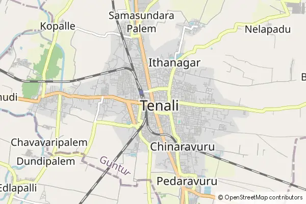 Mapa Tenali