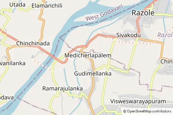 Mapa Medicherlapalem