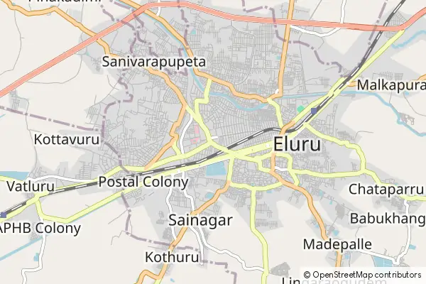 Mapa Eluru